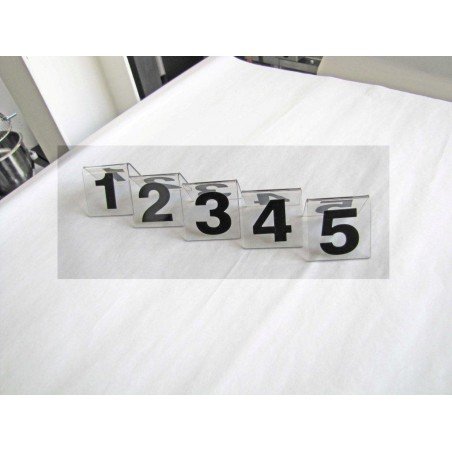 PLASTIC TABLE NUMBER STAND 1-10 - 1