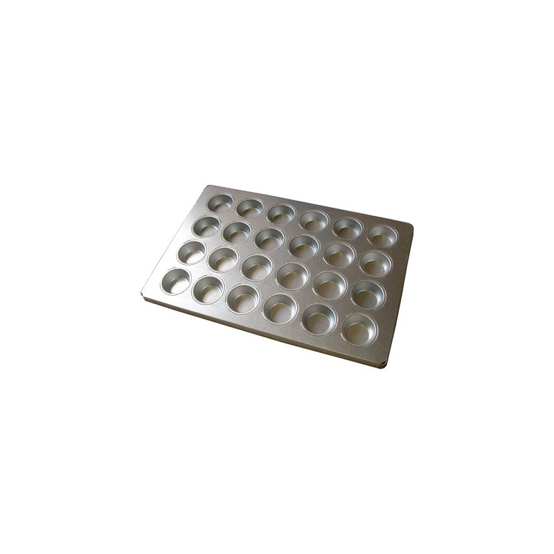 BAKING TRAY ALUSTEEL - REGULAR MUFFIN 24 CUP 600 x 400mm - 1