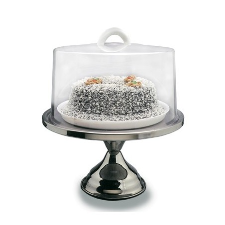 CAKE STAND STAINLESS STEEL  330 x 180mm