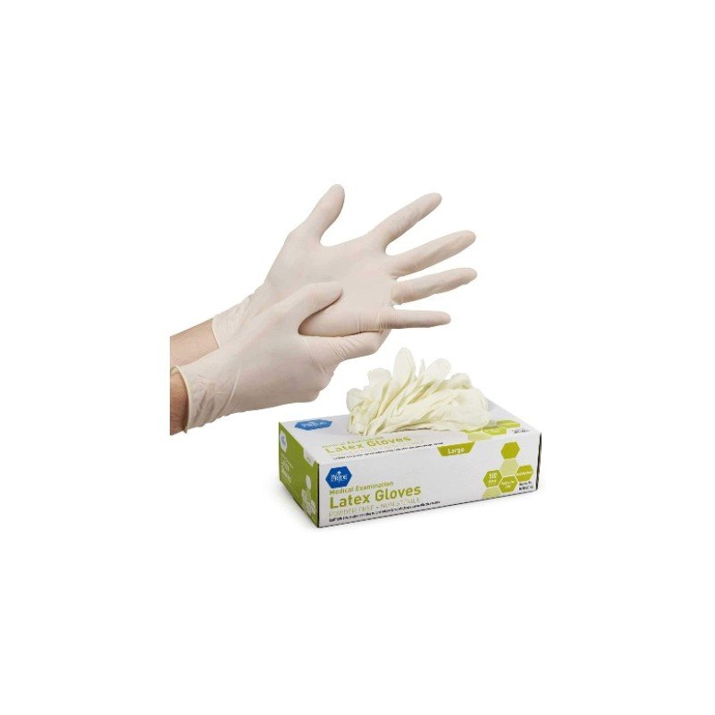 LATEX STERILE GLOVES POWDER FREE - 1