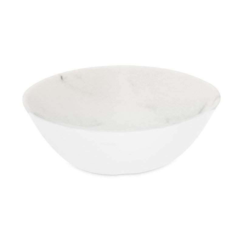 RIDGE MELAMINE BOWL MARBLE - 1
