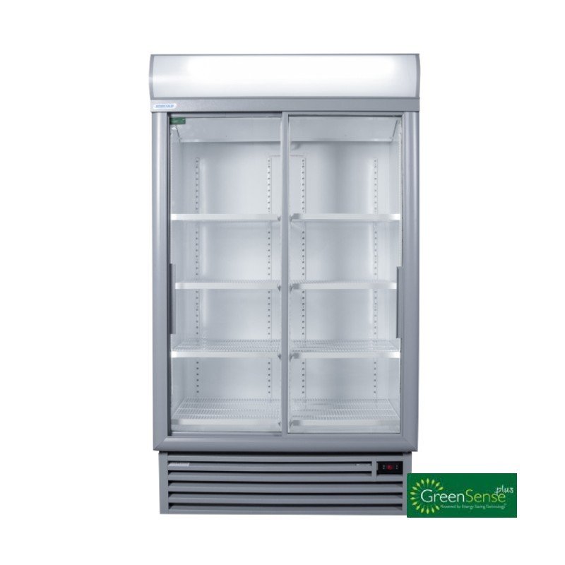 Sliding door best sale beverage cooler