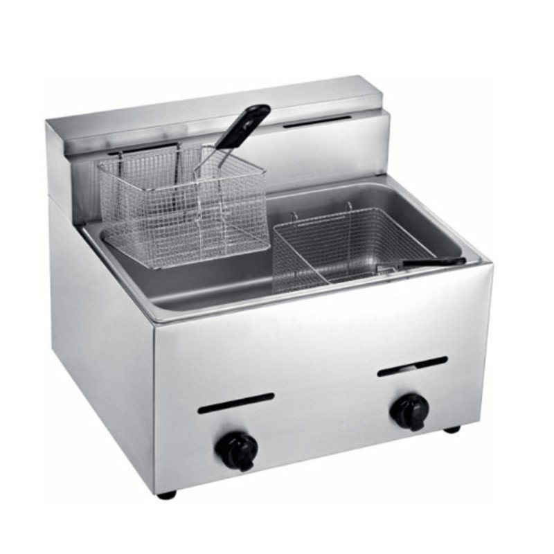 FRYER TABLE TOP DOUBLE PAN (GAS)