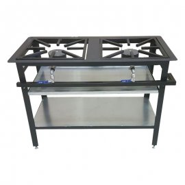 2-BURNER BOILING TABLE GAS - STRAIGHT - 2