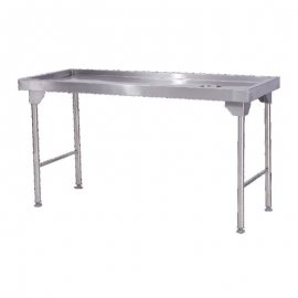 DIRTIES RECEIVING TABLE (MILD STEEL LEGS) 0.9mm (430) - 1