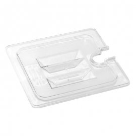 INSERT - FULL LID NOTCHED POLYCARB (CLEAR) - 1
