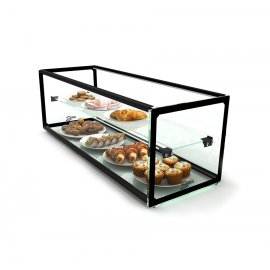 AMBIENT DISPLAY CABINET 'SALVADORE' - DOUBLE SHELF - 1