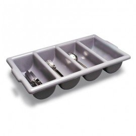 CUTLERY TRAY GREY - 4 DIVISION - 500 x 300mm - 1