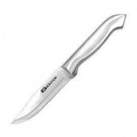STEAK KNIFE BROAD BLADE - STEEL HANDLE   - 1