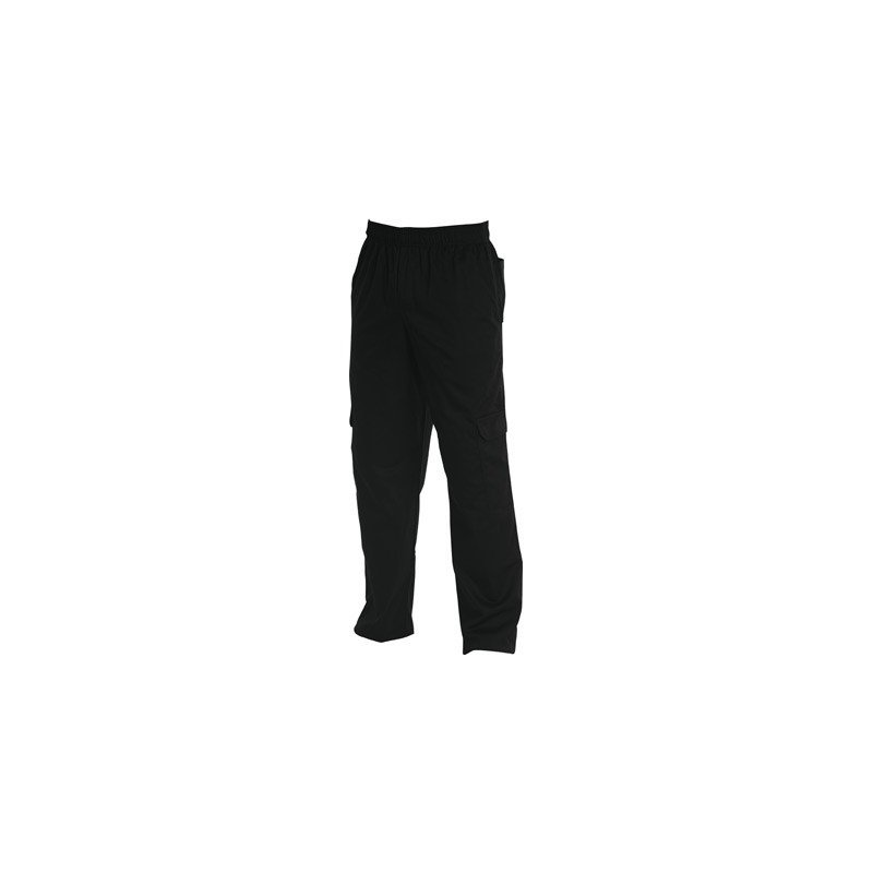 CHEFS UNIFORM CARGO'S BLACK - XX LARGE - 1