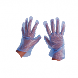 DISPOSABLE DELI GLOVES BLUE - PACK OF 100 - 1