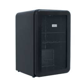 68L COUNTER-TOP RETRO BEVERAGE COOLER BLACK - 1