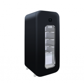 SINGLE ZONE RETRO WINE COOLER BLACK - 14 BOTTLE - 1