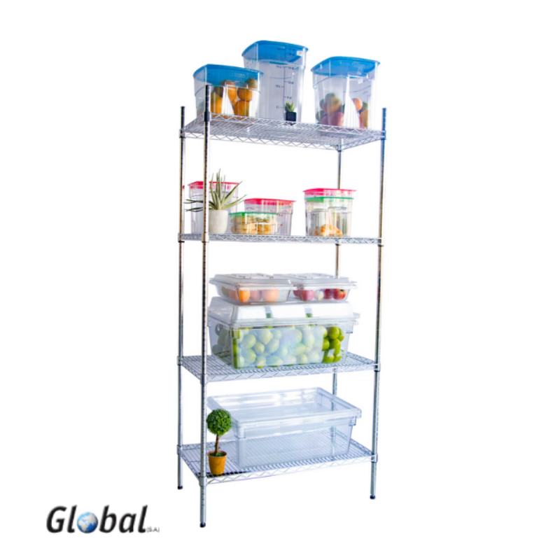 SHELVING UNITS ZINC/EPOXY SHELF WITH CLIPS - 905MM - 1