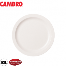 POLYCARBONATE NARROW RIM SIDE PLATE - 16.5CM - WHITE - 1
