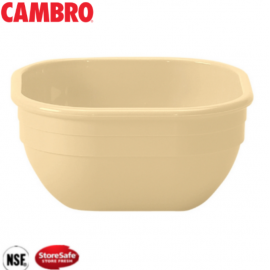 POLYCARBONATE 278ML SQUARE BOWL - BEIGE - 1