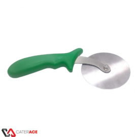 PIZZA CUTTERS - PLASTIC HANDLE - GREEN - 1