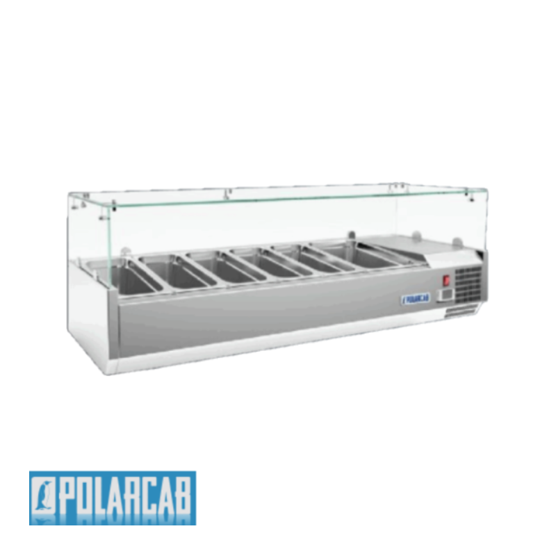 POLARCAB PIZZA INGREDIENT FRIDGE - 8 DIV - 1
