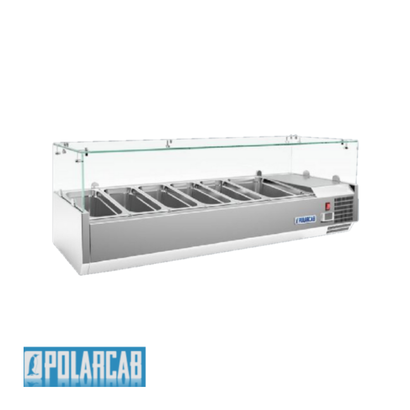 POLARCAB PIZZA INGREDIENT FRIDGE - 6 DIVISION - 1